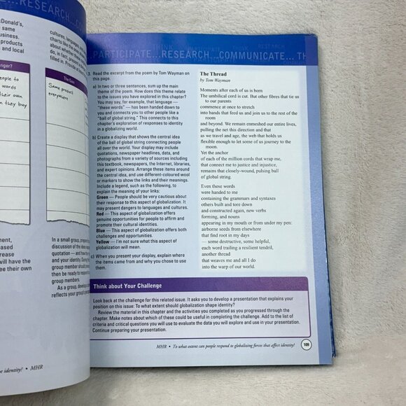 Exploring Globalization McGraw-Hill Ryerson 2007 by Robert Gardner Hardcover - Picture 3 of 7